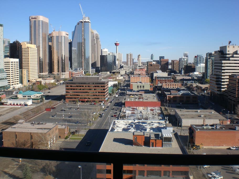 downtown Calgary views
