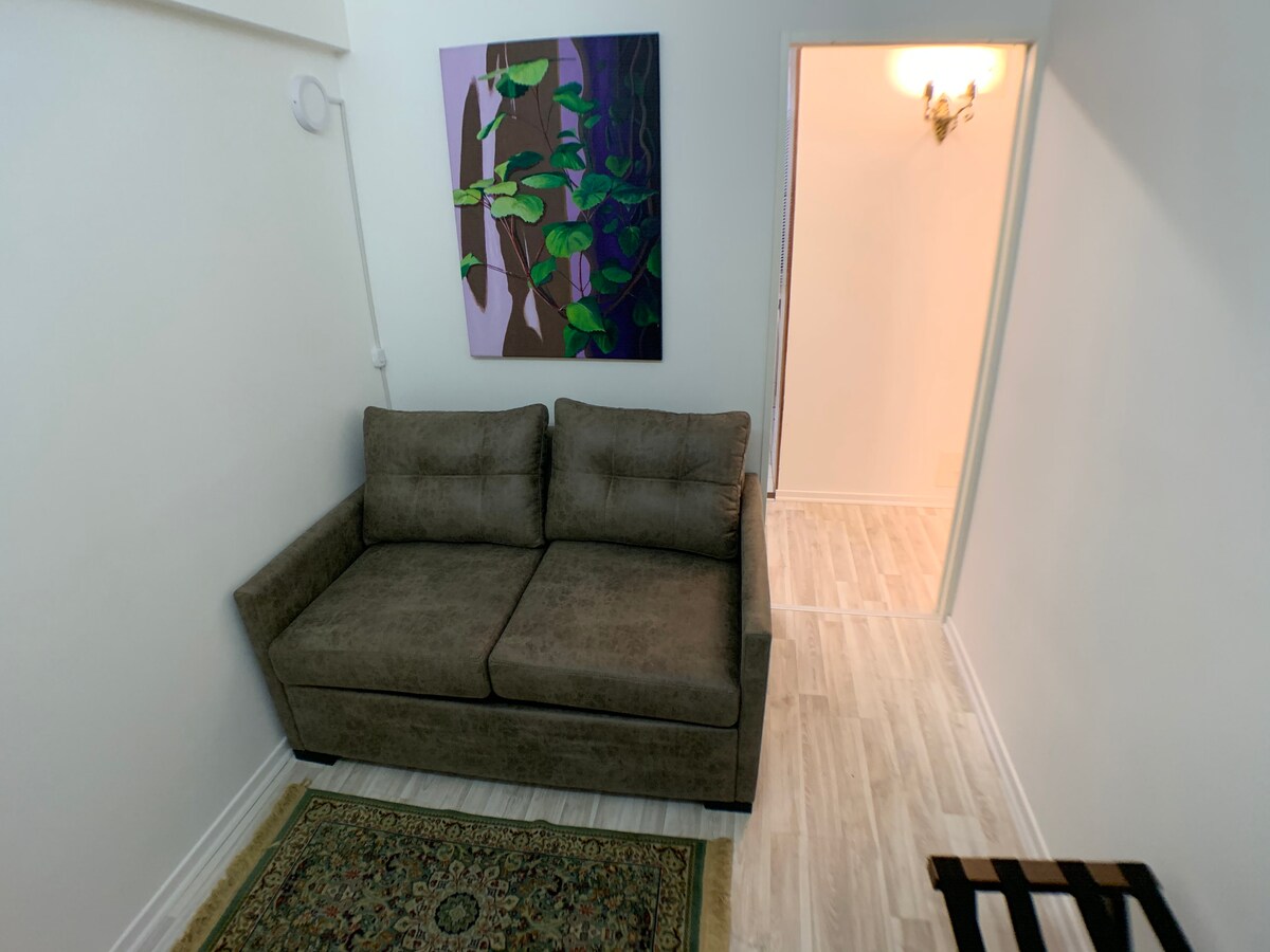 Estudio amoblado en Palermo con cama Queen