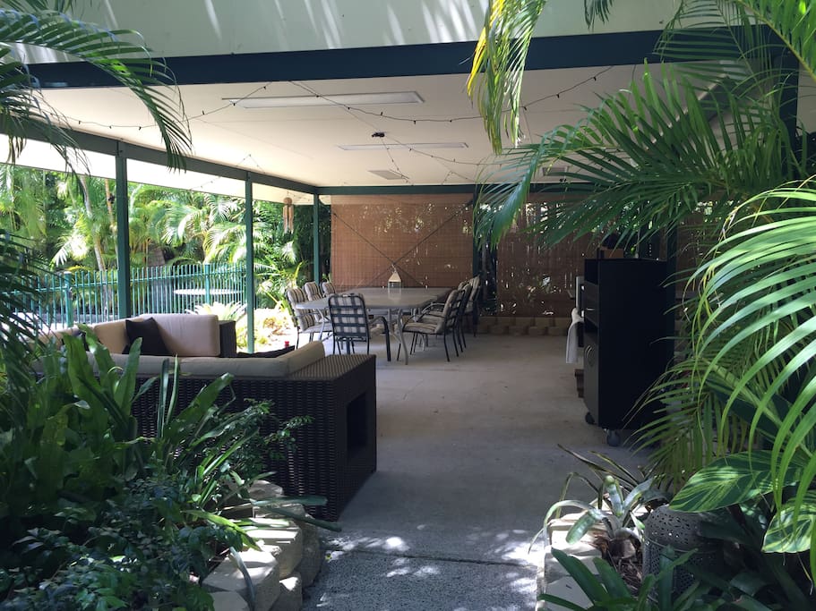Entry to pool cabana.