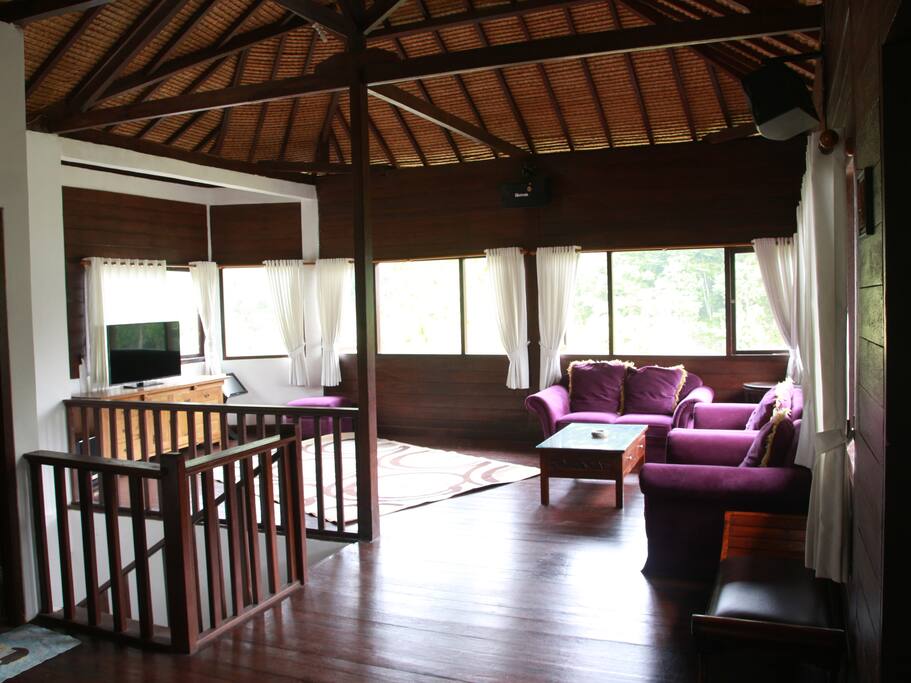 Main lounge with a set of couches