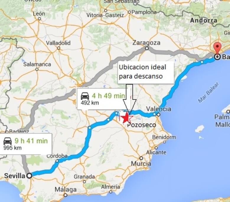 Ubicación Ideal para descanso