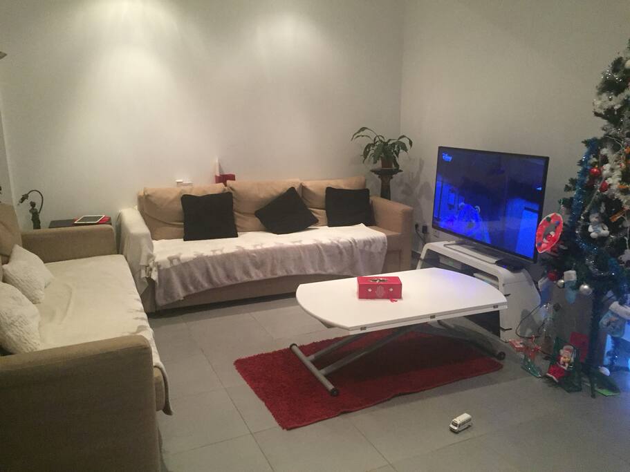 Un salon équipé d un home cinéma pour vos soirées