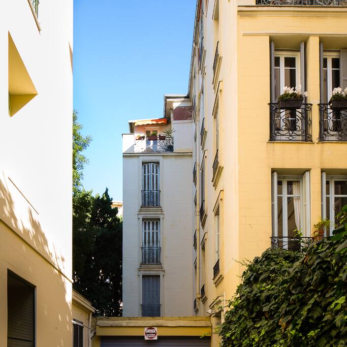 View of the balcony