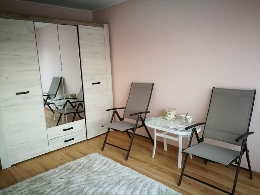 Seating area in the room