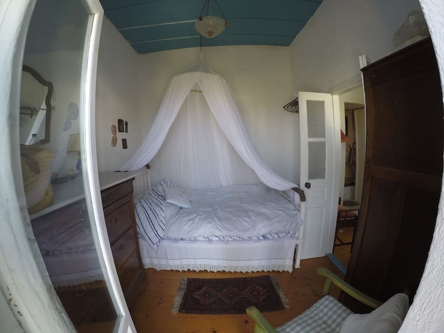 Master bedroom from balcony door