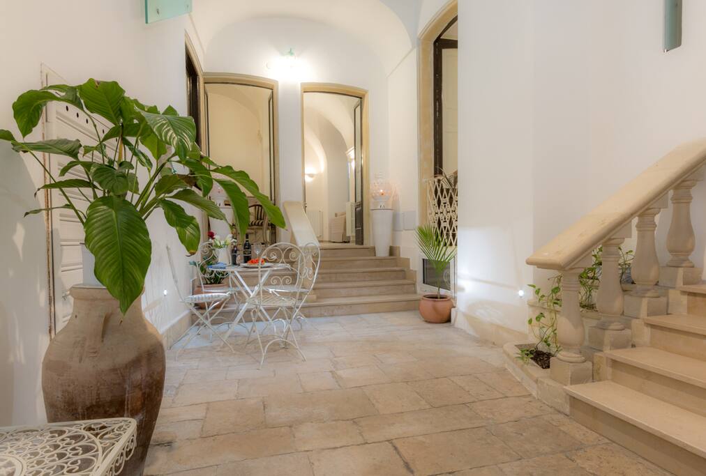 The courtyard
