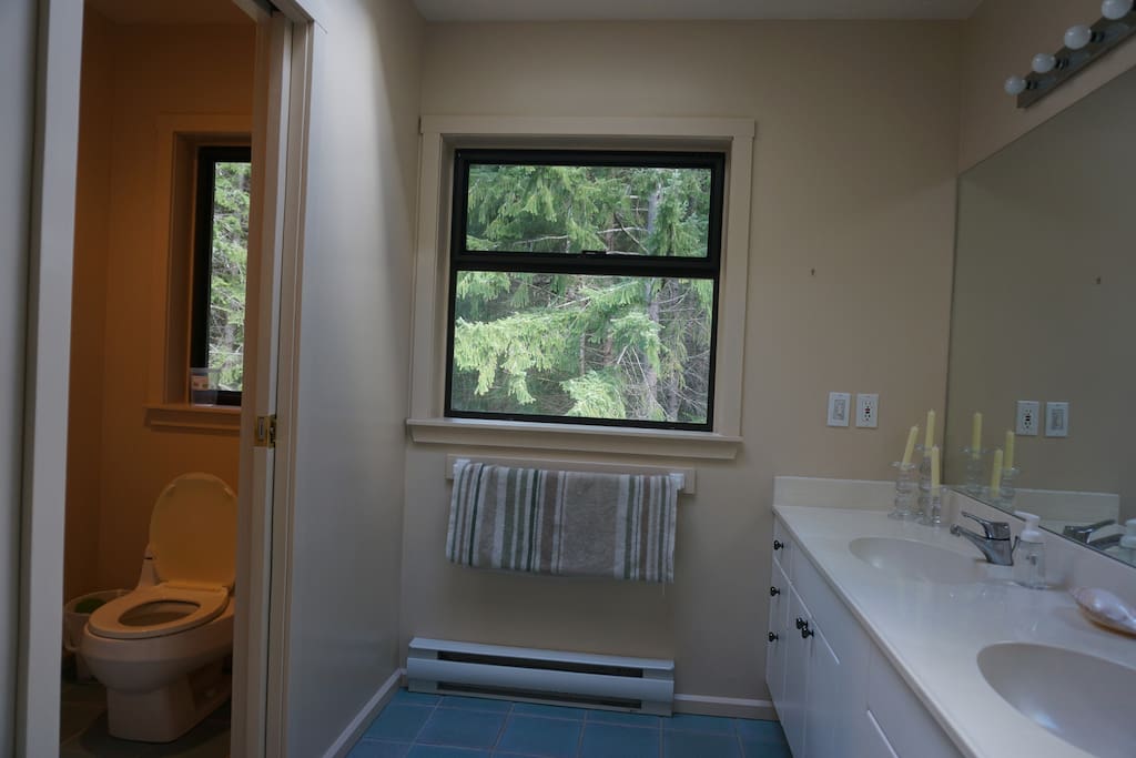 upstairs bathroom - shower hidden to the left