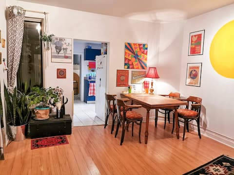 A lovely and peaceful private bedroom.  Welcome!