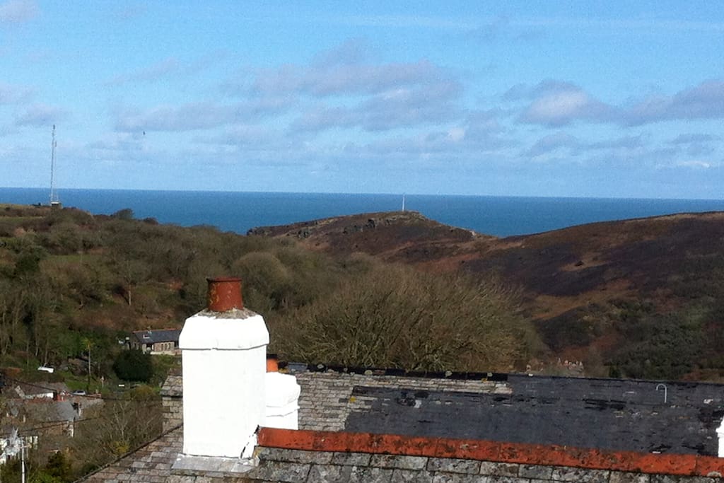 Sea view from lounge.