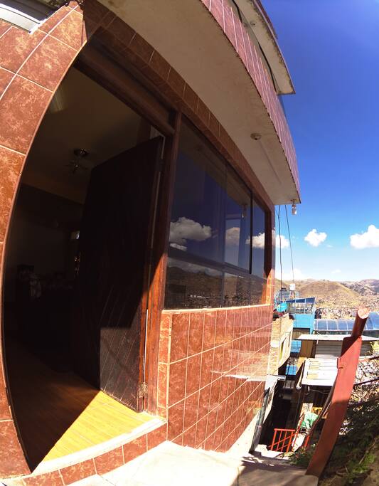Photo of the entrance of our apartment
