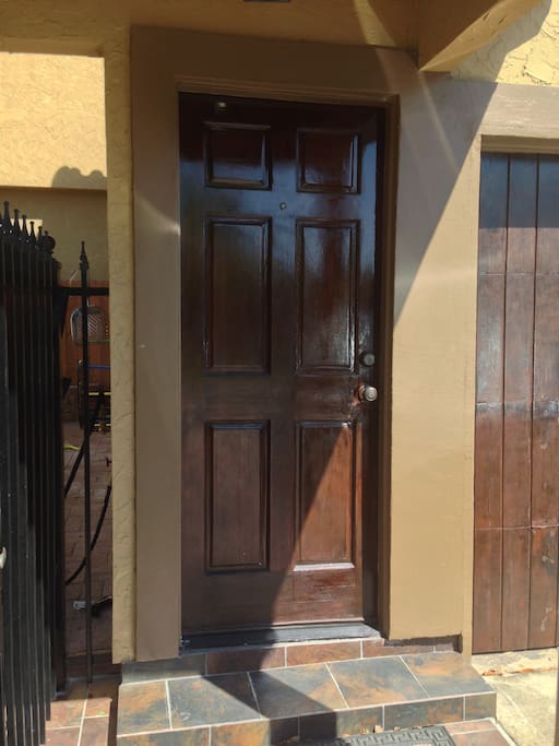Your private entrance to come and go as you are enjoying all Houston has to offer.