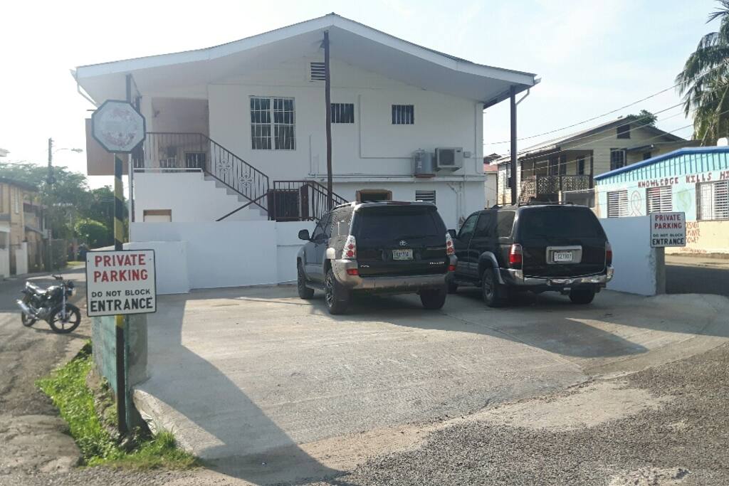 Private parking available