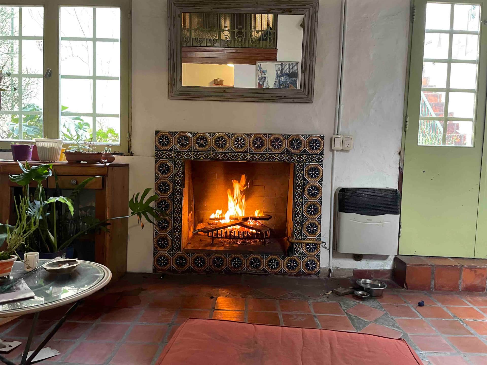 Departamento con patio y pileta