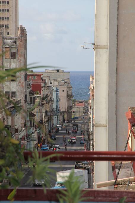 Vista des del balcon