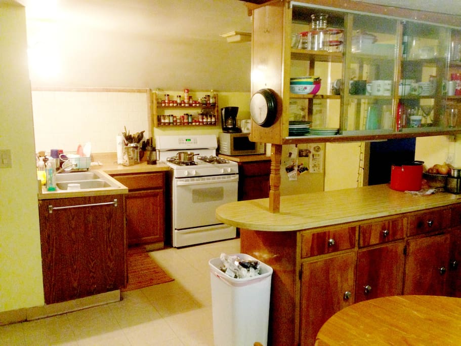 Kitchen with island