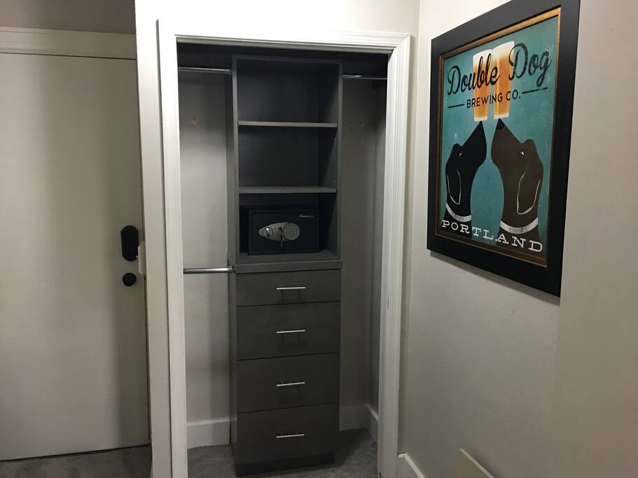Custom built in closet!
