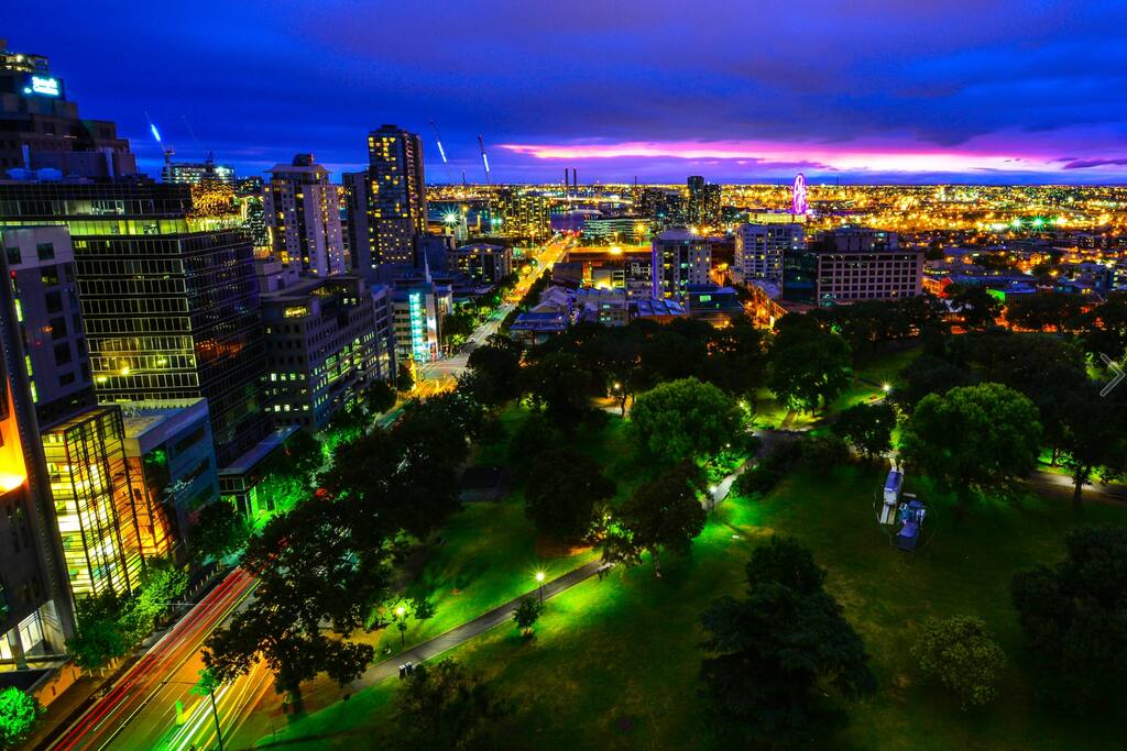 A fantastic view from the balcony.