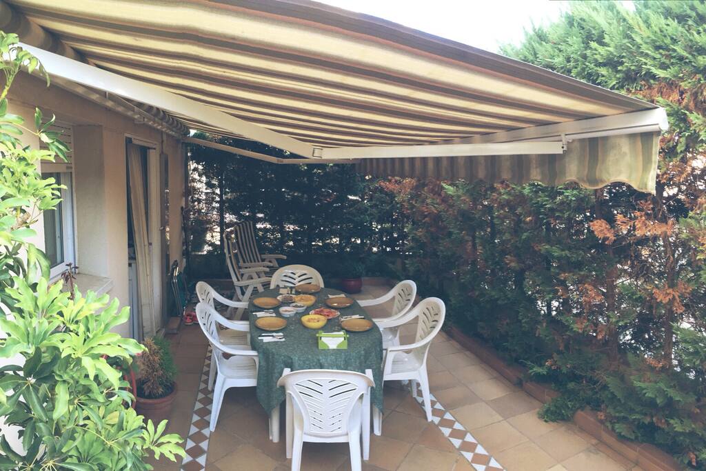 Jardín privado
