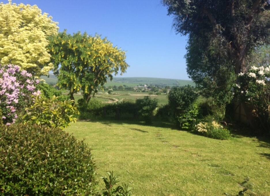 View from garden over South Downs