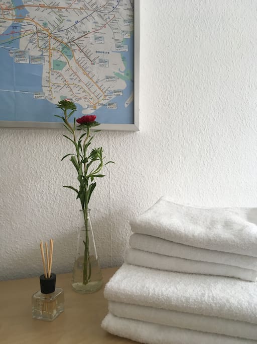 Fresh towels