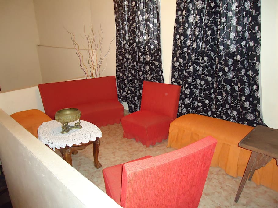 Guest lounge area.