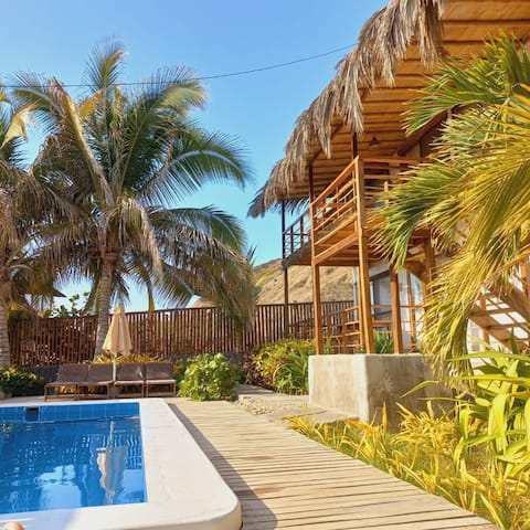 El Refugio bungalow 2 on  1st floor