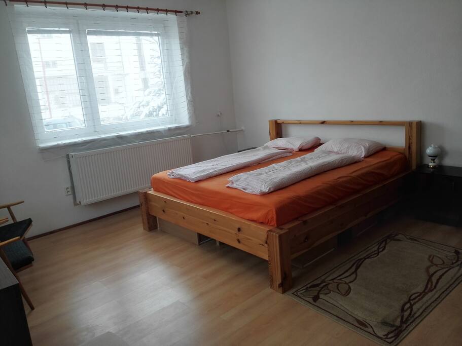 King (double) bed 200cm x 180cm in bed room - for couple :)