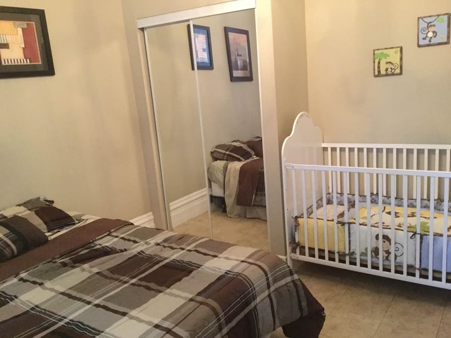 We have recently added a baby crib to one of our rooms to facilitate travelling with the wee ones. We also have a highchair for baby's needs.