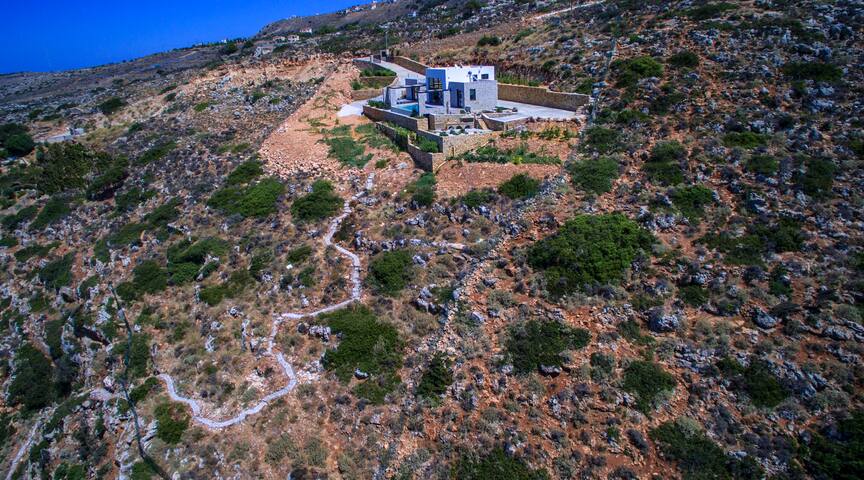 Villa on a hill top with a secret beach gallery image 4