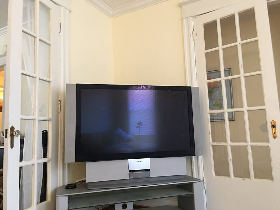 Sizeable TV with Roku for your entertainment