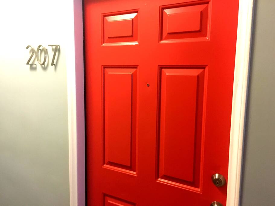 My apartment door.