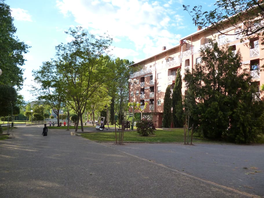 Parque del Ebro, edificio del apartamento