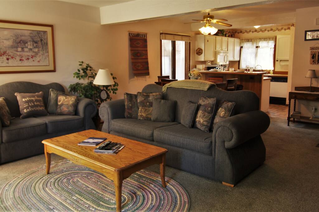 Living Room with sleeper sofa