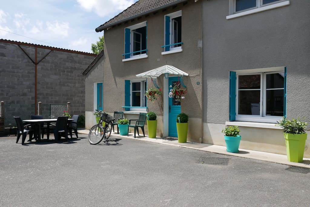 façade avant du gîte