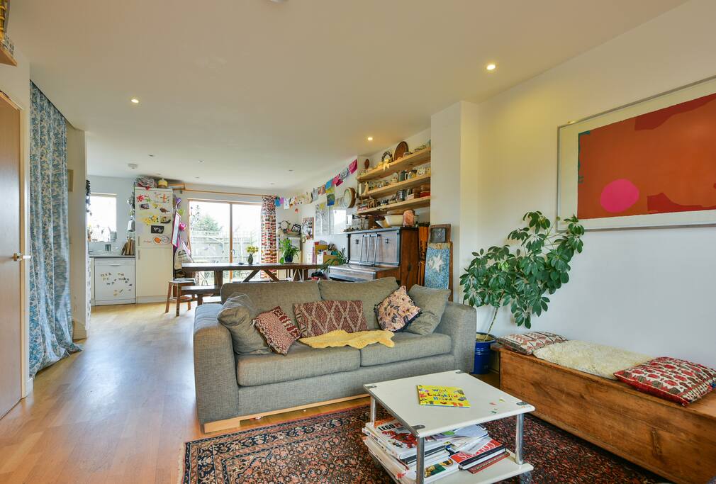 Large open plan living space