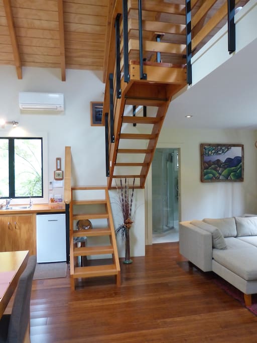 Stairs to loft bedroom