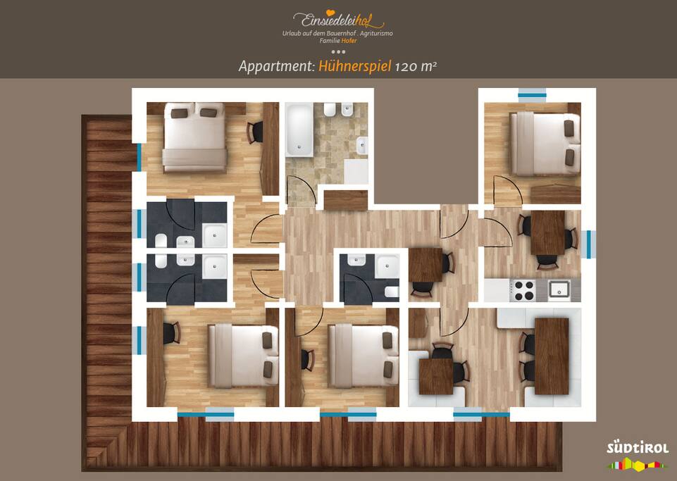 Die Ferienwohnung Hühnerspiel
