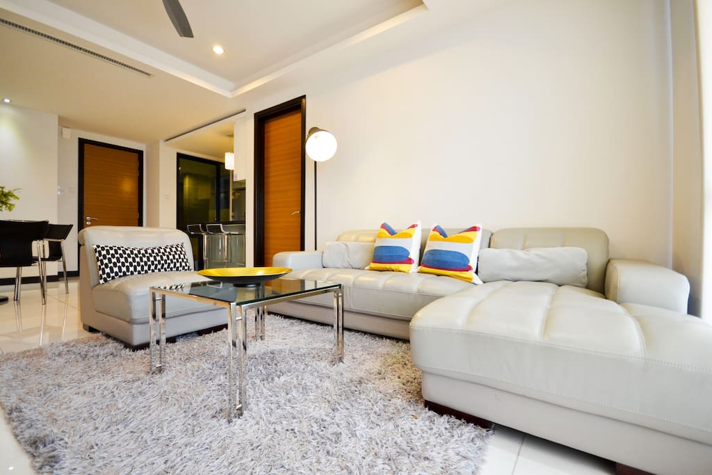 Spacious and comfortable living area