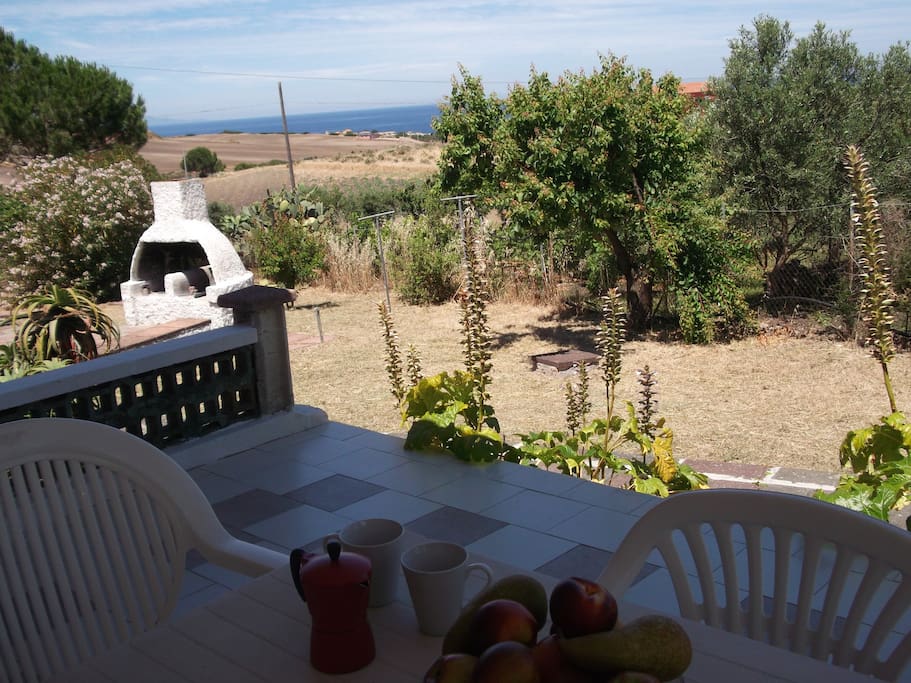 Veranda vista mare
