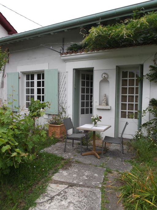 petite terrasse extérieure