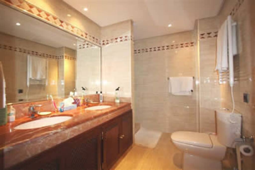 We have a shower room plus a bathroom ensuite.