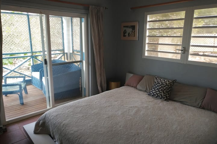 Garden View Bedroom and Private Deck