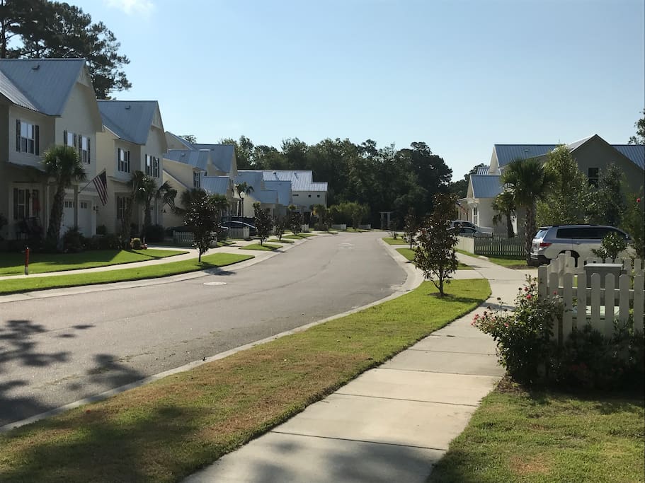 The home is located in the original phase of a new development.
