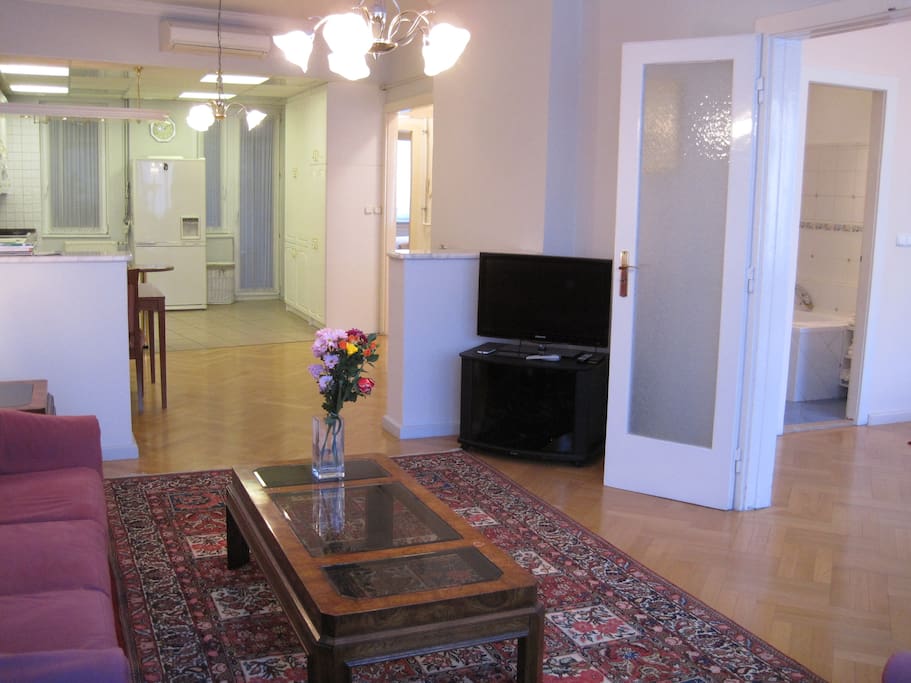 Open feel of the apartment