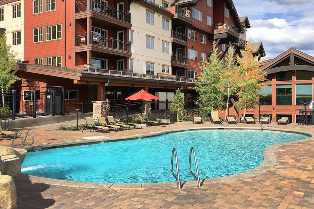 Vacation rental ski condo at Purgatory Resort in Durango Colorado swimming pool