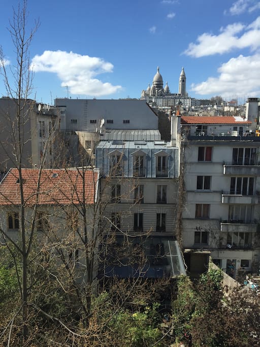 View of the Sacré Cœur from parental room