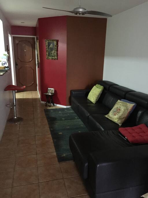 Sala de estar sem televisão