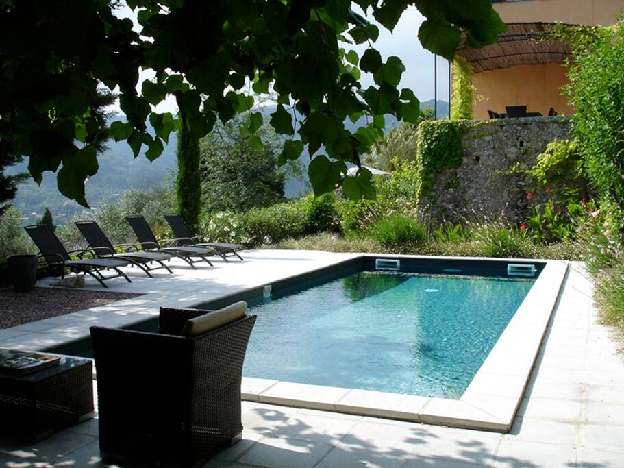 der beheizbare Pool