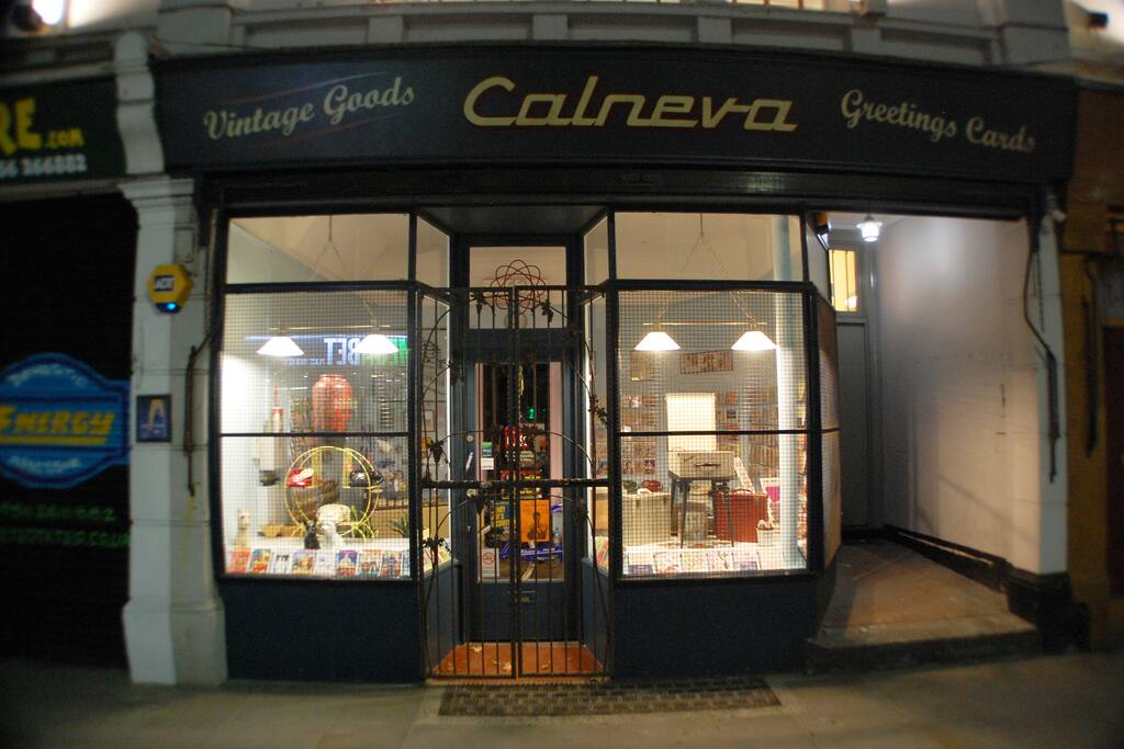 There is a lovely vintage gift shop below the apartment