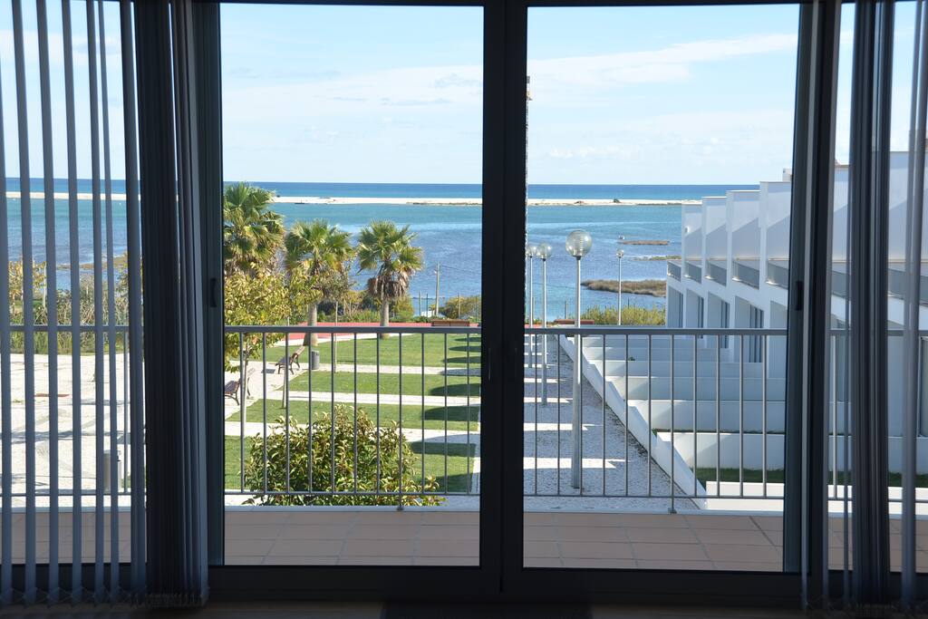 The view from the balcony
